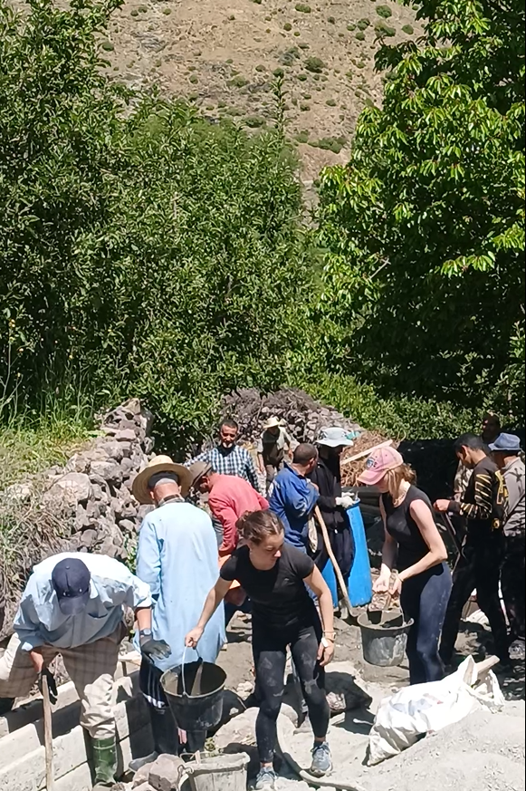 Villa des Orangers outdoor dining, Morocco